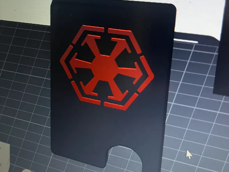 SITH CARD WALLET, NO SCREWS NEEDED, USES AMS