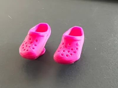 Miniatura 1 do modelo 3D croc charm mini crocs (without strap)