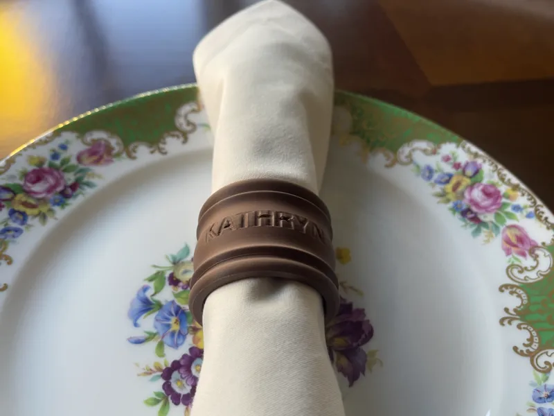 Linen Loops (Customizable Napkin Rings)