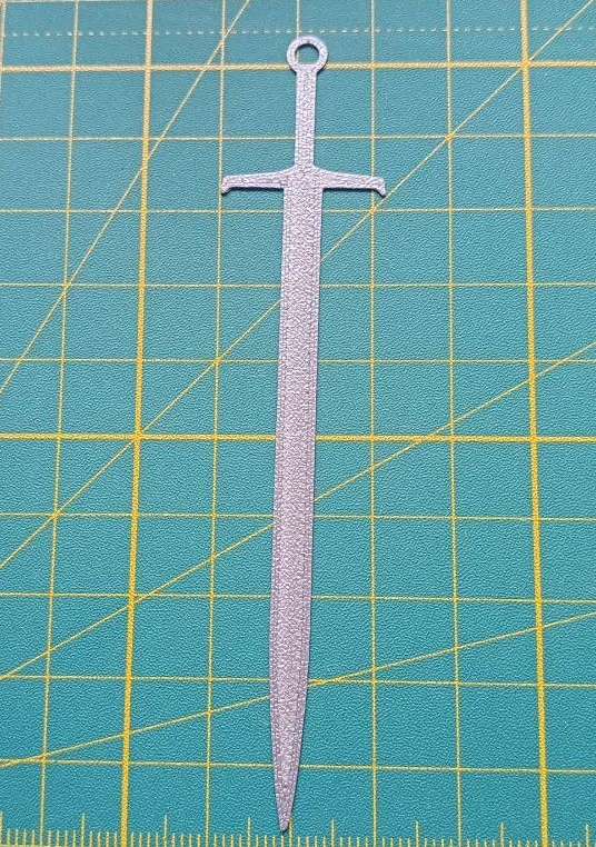 Thin sword bookmark