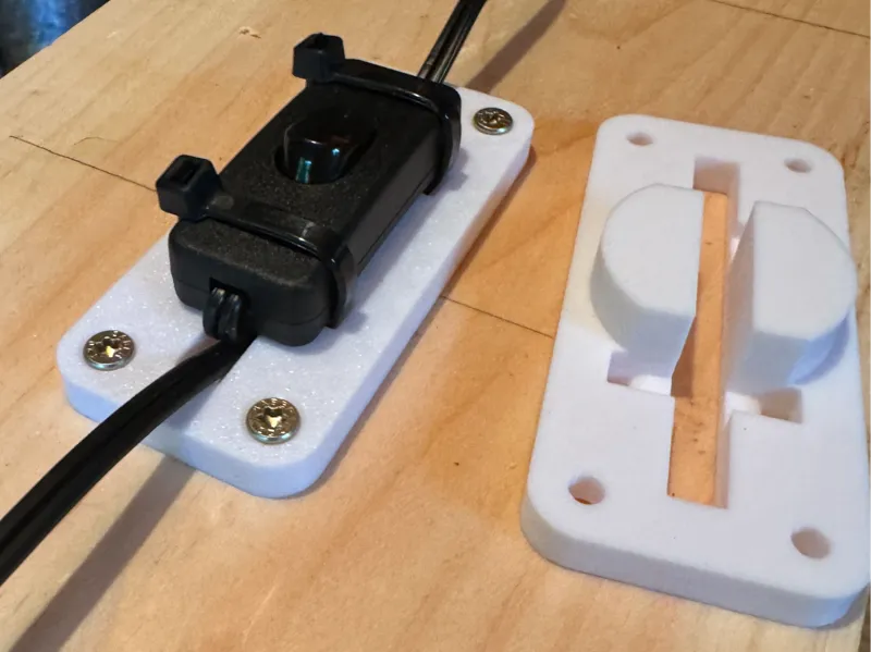 LED Switch Mount and Hide wire behind