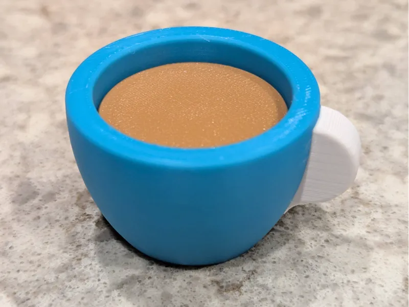 Multicolor Cup with Drink