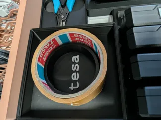 gridfinity holder for tesa packing tape
