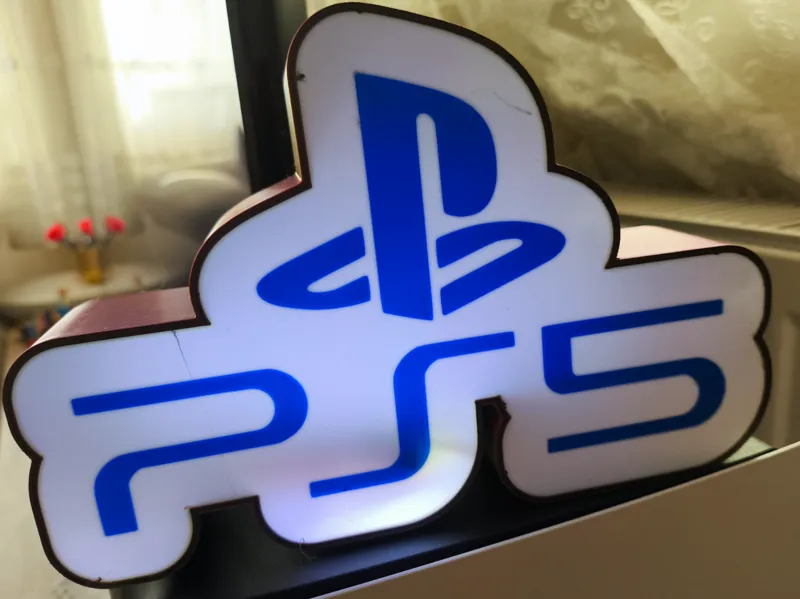Playstation 5 Logo Light Box