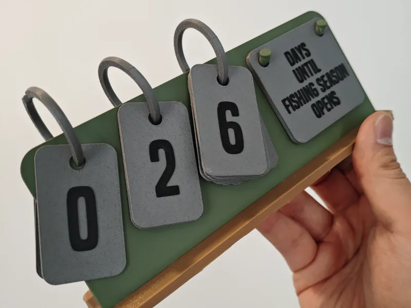 Countdown Fishing Season Calendar
