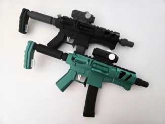 Fortnite Scoped Burst SMG Model Push-Fit No Glue