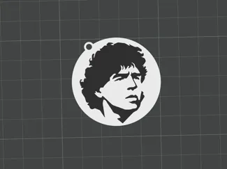 MARADONA keychain 