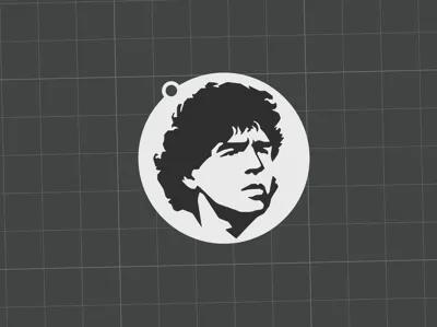 MARADONA keychain 