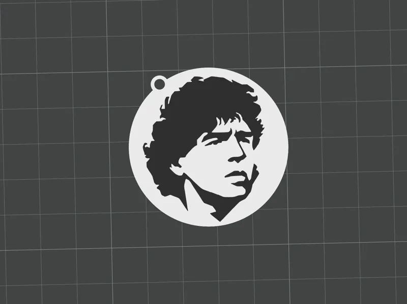 MARADONA keychain 