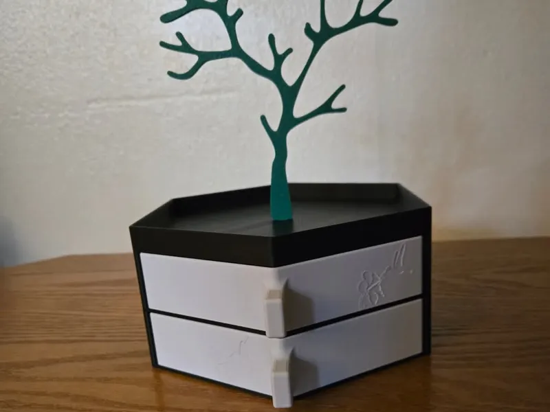 Hummingbird Jewelry Box Tree