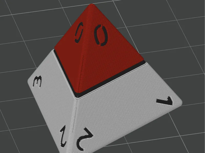 D4 Dice Pokeball - End of round countdown