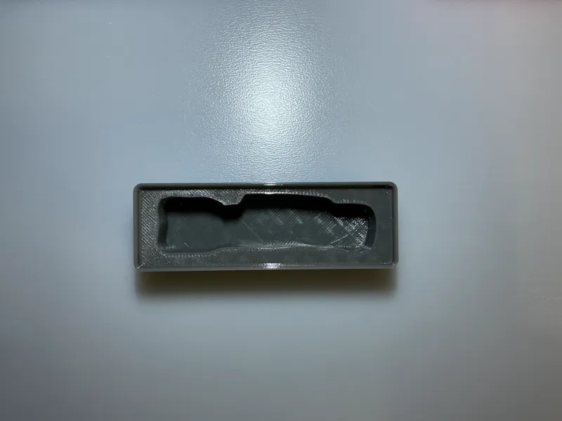 Gridfinity bin for Alonefire X77 flashlight