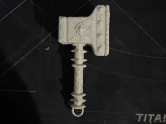 Grimdark Hammer Keychain