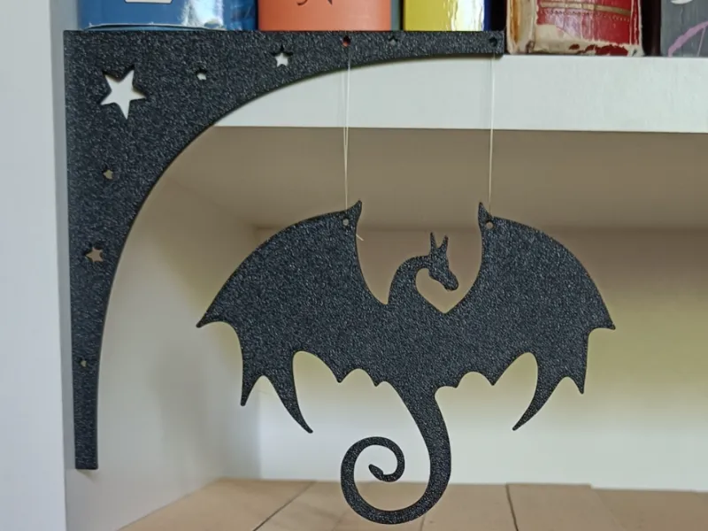 Book corner dragon