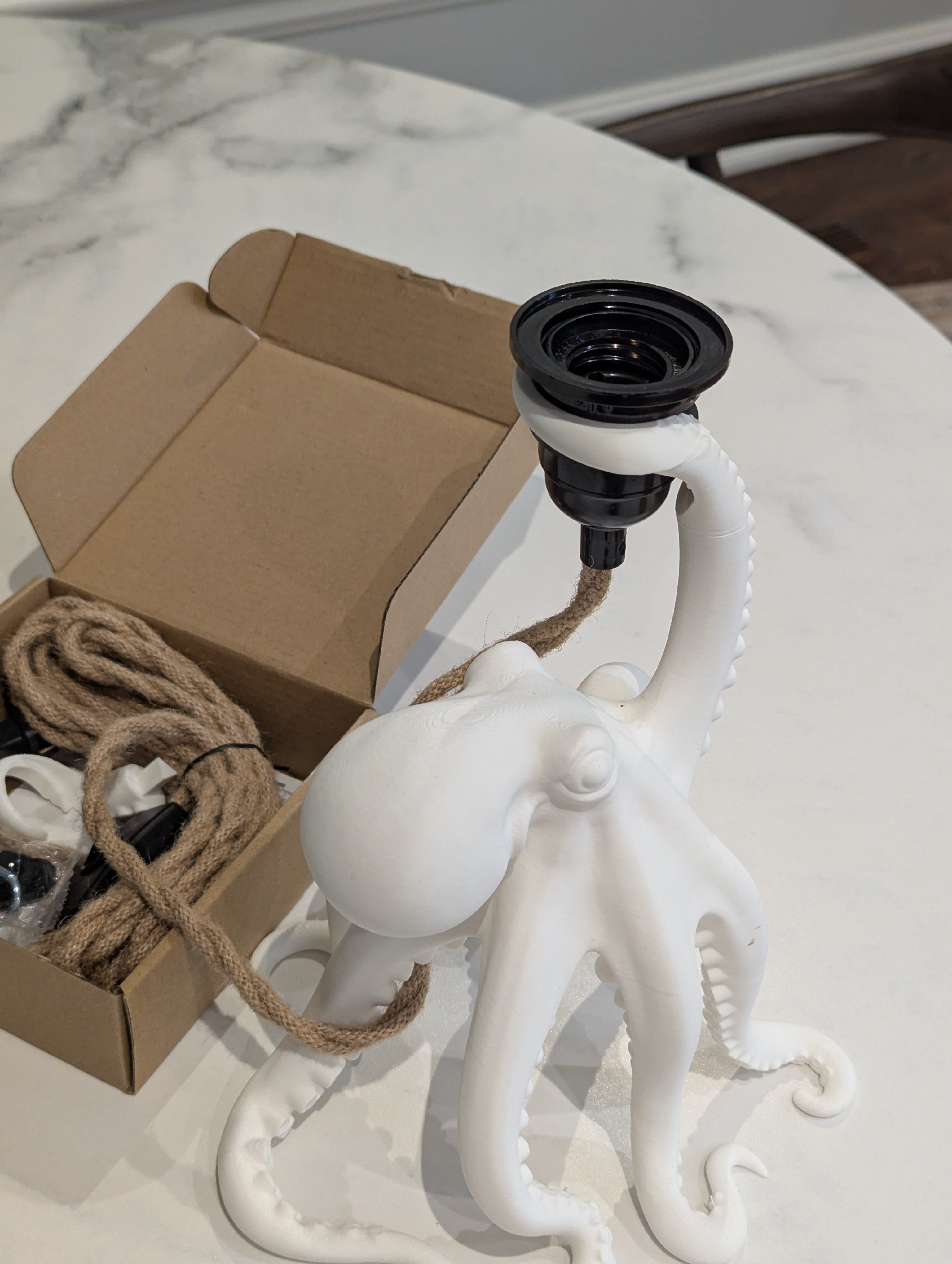 Miniatura 7 do modelo 3D Octopus Table Lamp – LED lamps & E14