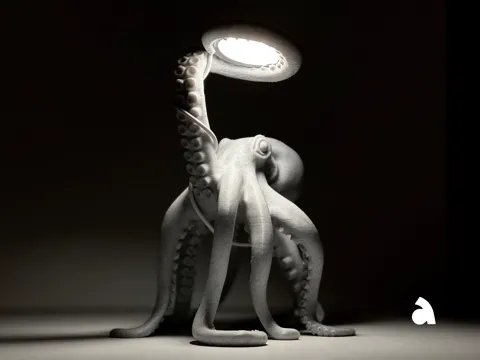 Octopus Table Lamp – LED lamps & E14 view 3