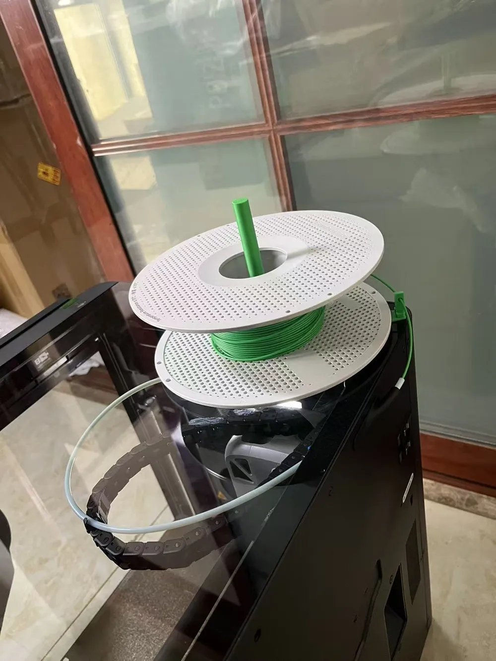 Horizontal Rotating Spool Holder for P2S/P1S/X1 Top - Free 3D Print ...