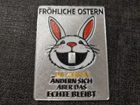 Mit zusätzlicher Aufschrift und mit 1g Barren als Hasenzahn