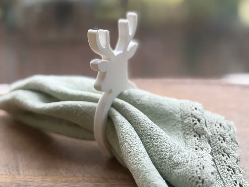 Christmas Napkin Ring – Reindeer 