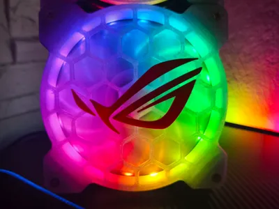 PC Fan Grill Cover Asus ROG Logo 120mm