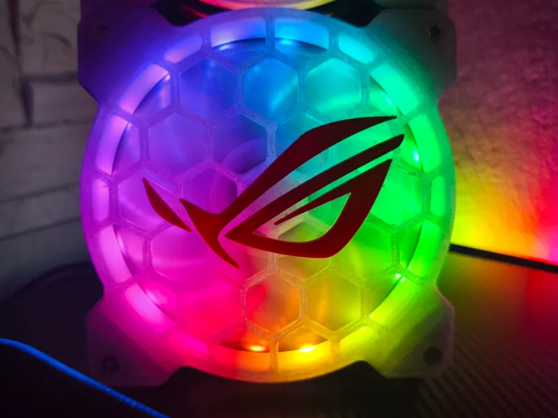 PC Fan Grill Cover Asus ROG Logo 120mm