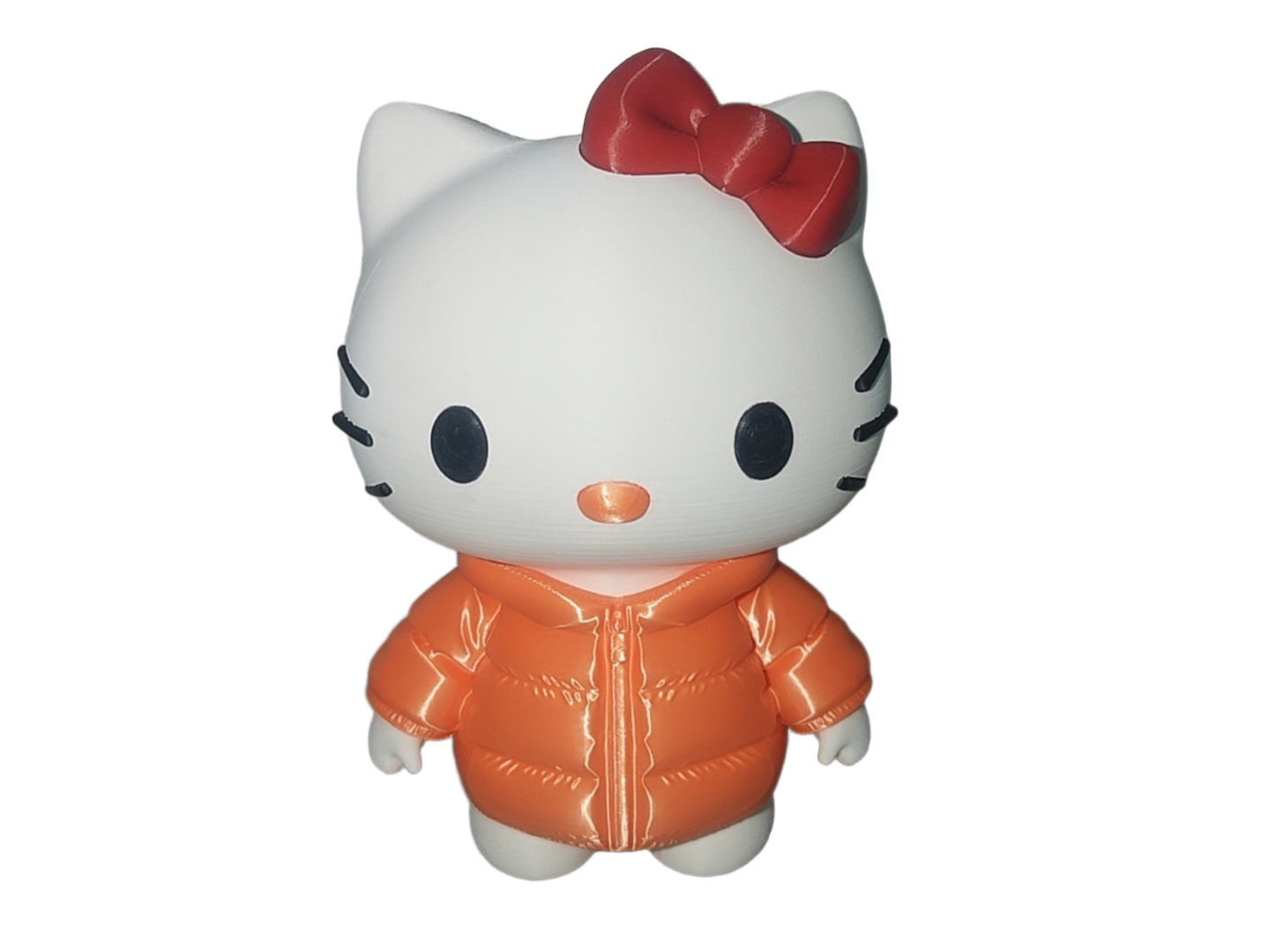 Miniatura 1 do modelo 3D 凯蒂猫 hello kitty 冬季限定 穿羽绒服的