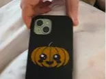 iphone 15 pumpkin case