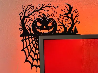 Halloween Decor | Pumpkin & Spiderweb