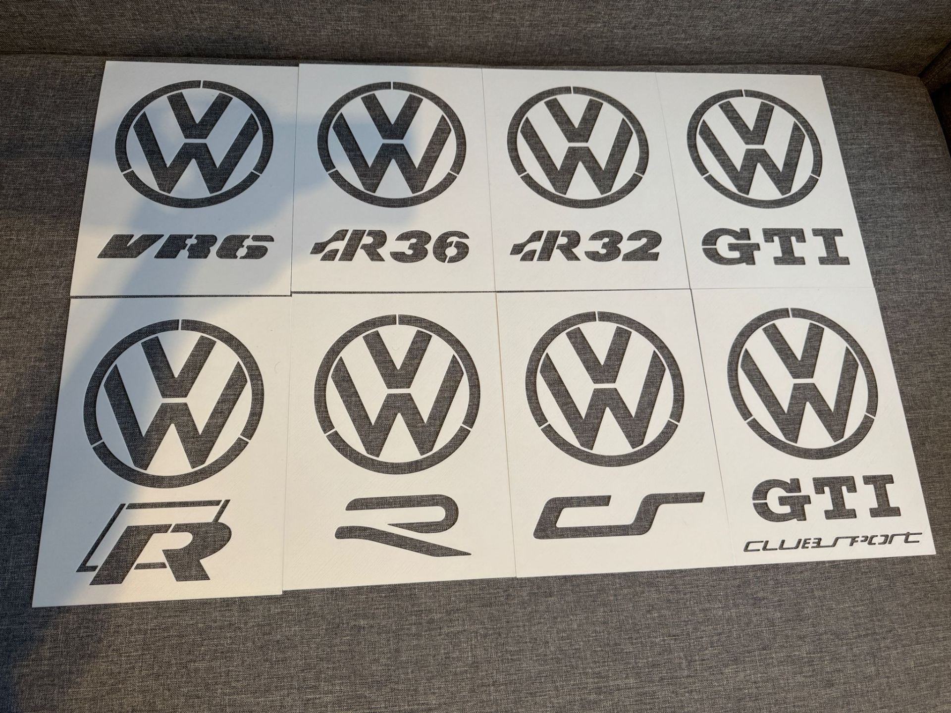 Miniatura 2 do modelo 3D VW Schablone - Detailing 