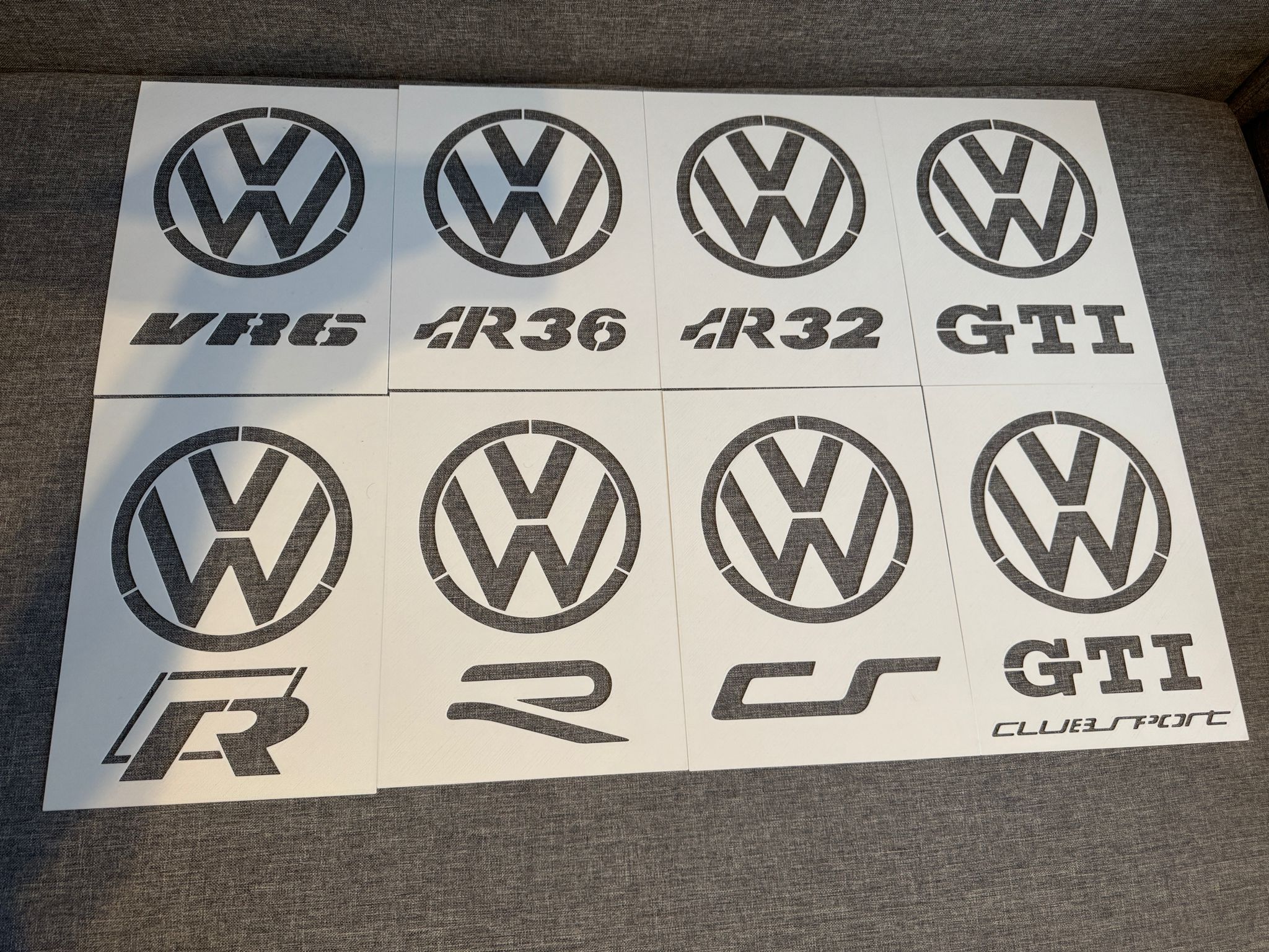 Miniatura 1 do modelo 3D VW Schablone - Detailing 