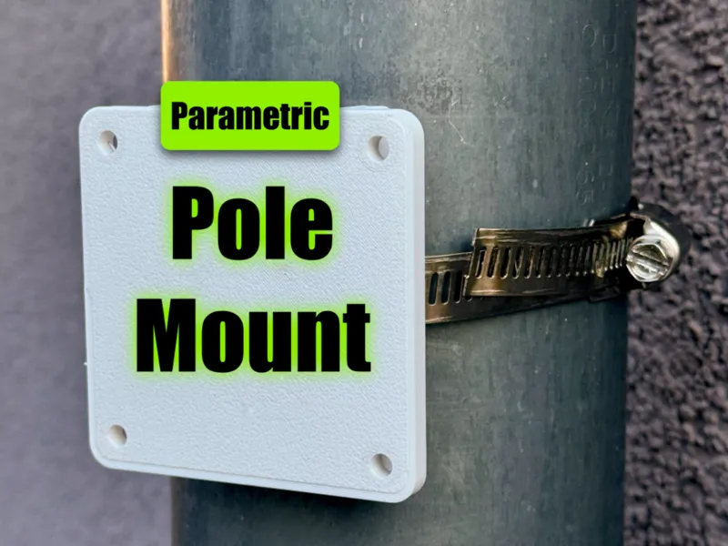 Parametric Universal Pole Mount Adapter