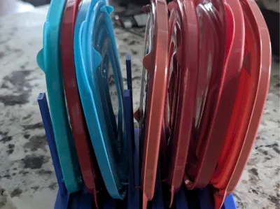 Tupperware Lid Holder