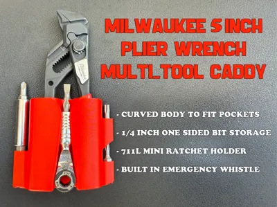 Curved Pocket Caddy Milwaukee 5inch Plier Wrench