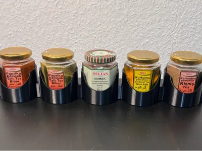 Spice Organizer – Cabinet door mounted (70 mm)