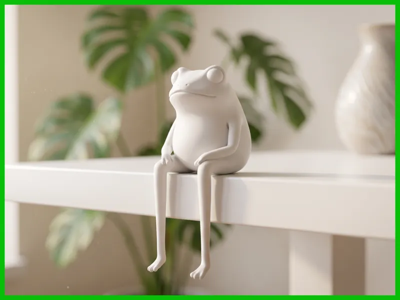 Sitting Frog