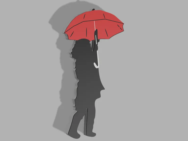 Girl with umbrella - Banksy magnet