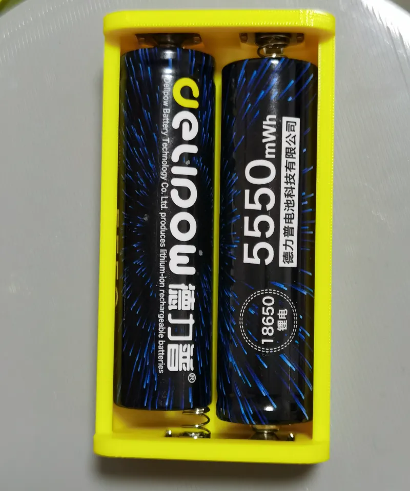 双节18650电池盒