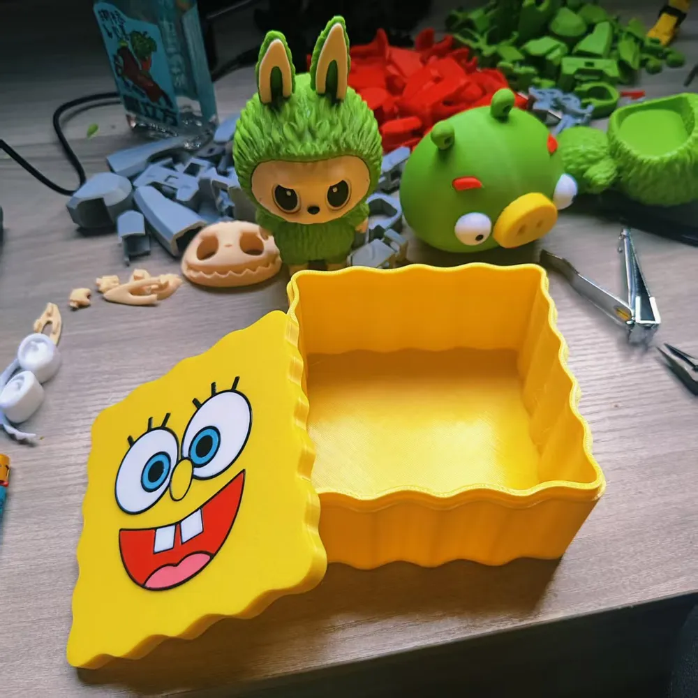 Spongebob Storage Locker SpongeBob storage box - Free 3D Print Model - MakerWorld