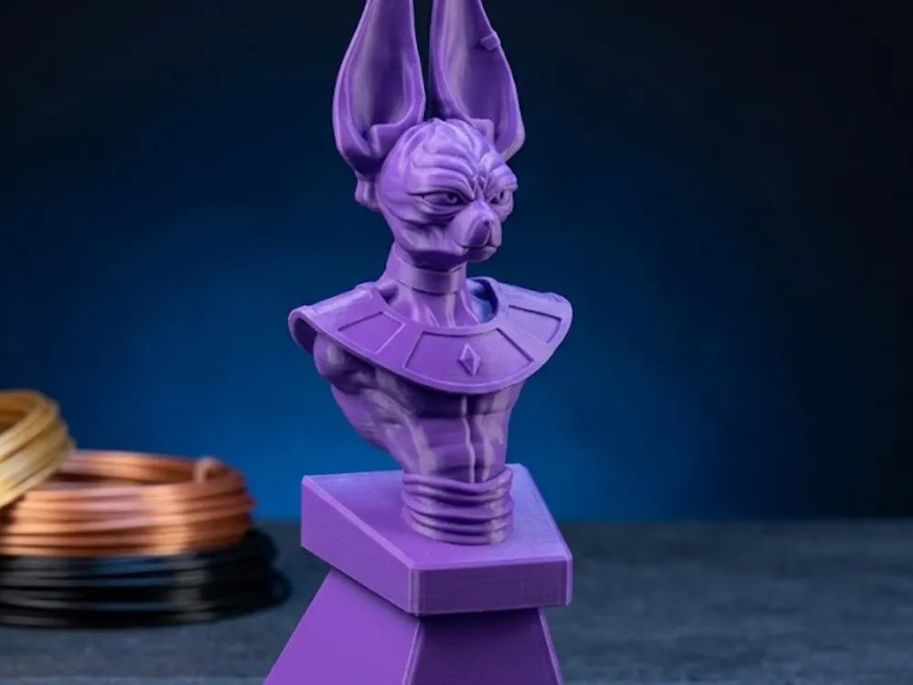 Beerus Model Beerus Bust - Dragon Ball Super - Easy 3D Print - Free 3D Print Model ...