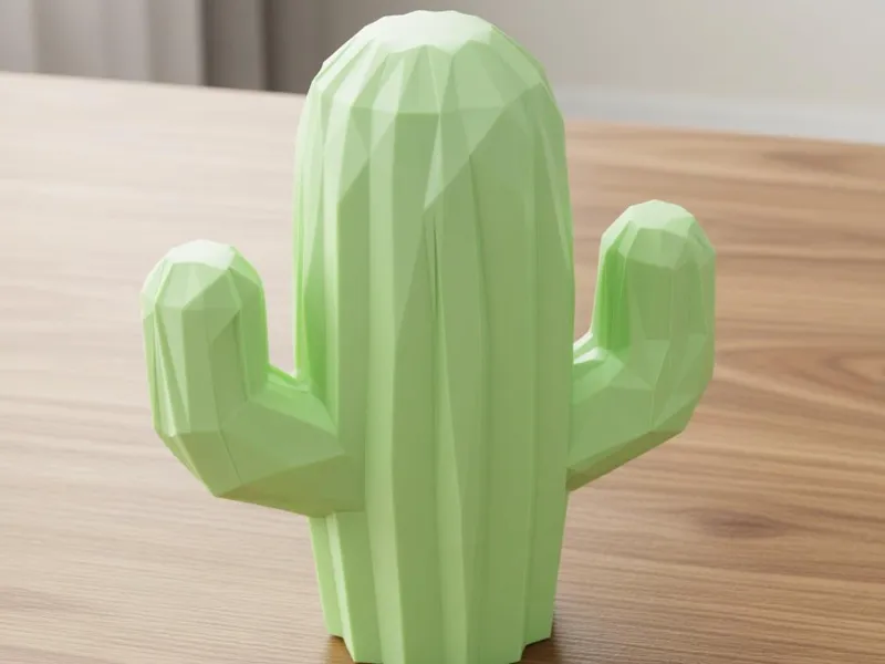 Cactus simple decorative low poly