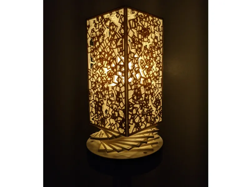 Geometric Lampshade Lantern