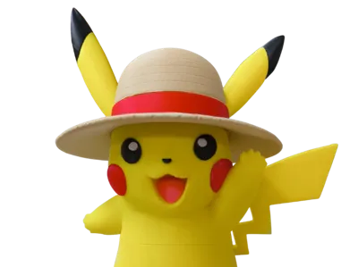 pikachu luffy NO AMS con stand
