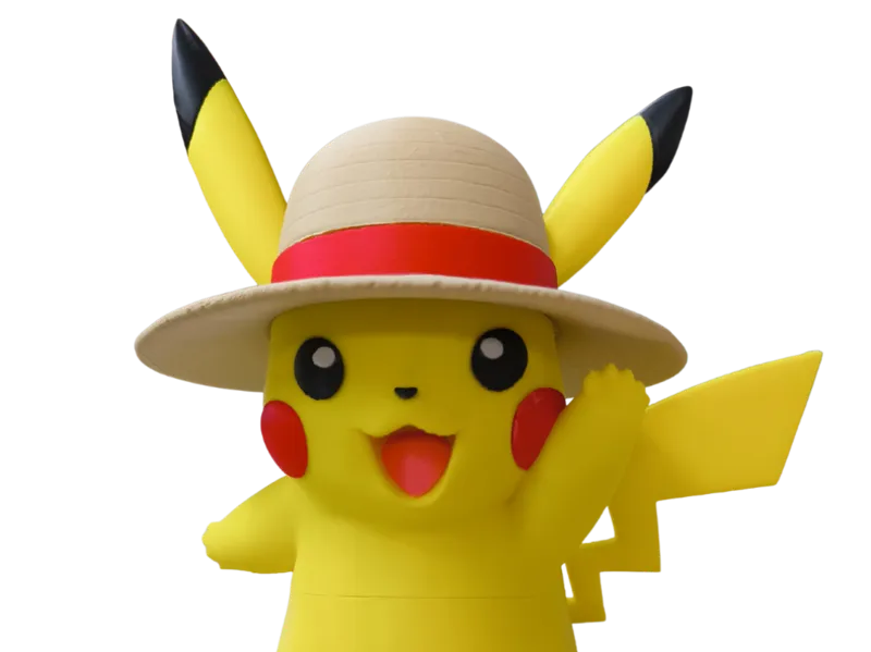 pikachu luffy NO AMS con stand