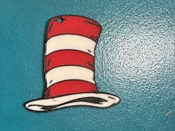 Cat in the hat keychain