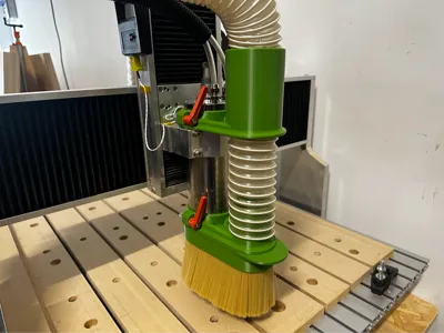 CNC Dust Shoe (80mm Spindle with 63mm hose)