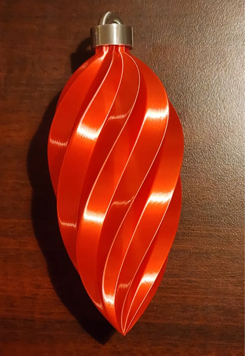 Even more Spirals Ornament with Cap/Loop