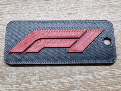 F1 logo keychain