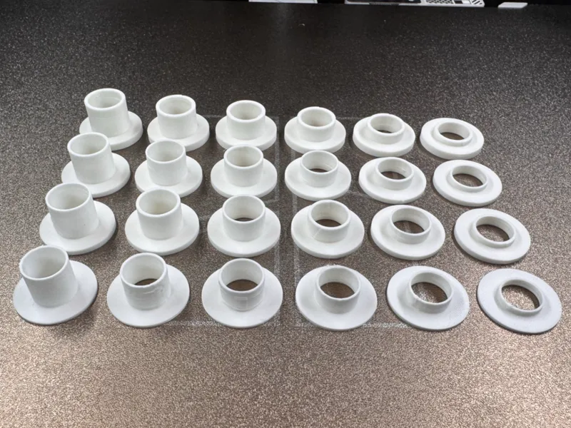 M12 T-shape step gasket / shoulder washer set