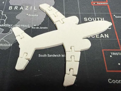 Plane Flexi Keychain