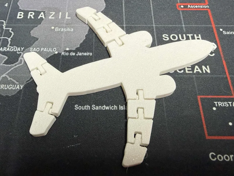 Plane Flexi Keychain